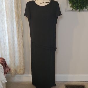 Maggy London 100% Silk Maxi Formal Dress